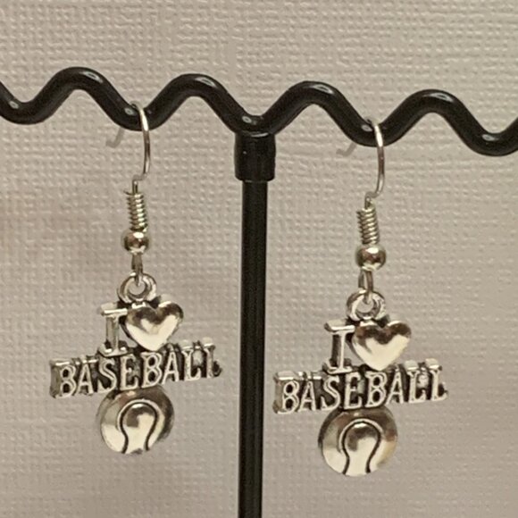 Baseball Earring, Sports Earring, Athletic Earring, Baseball Jewelry, Gift Idea - Picture 6 of 6
